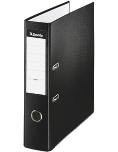 Archivador palanca fº 70mm carton forrado plastico color negro